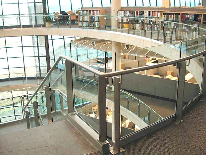 Glass railing
